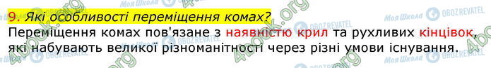 ГДЗ Біологія 7 клас сторінка Стр.76 (9)